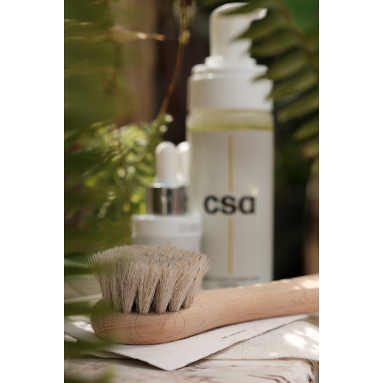 %100 Doğal At Kılı Yüz/Saç Bakım Fırçası