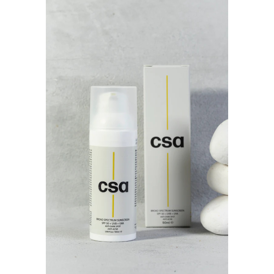 CSA Broad Spectrum Sunscreen SPF 50 + UVB + UVA | Güneş Koruyucu